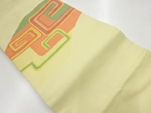 リサイクル 幾何学模様織出し名古屋帯